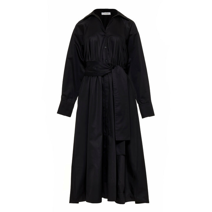 Devotion Twins MEADOW Dress With Belt Popline Black 026.323G