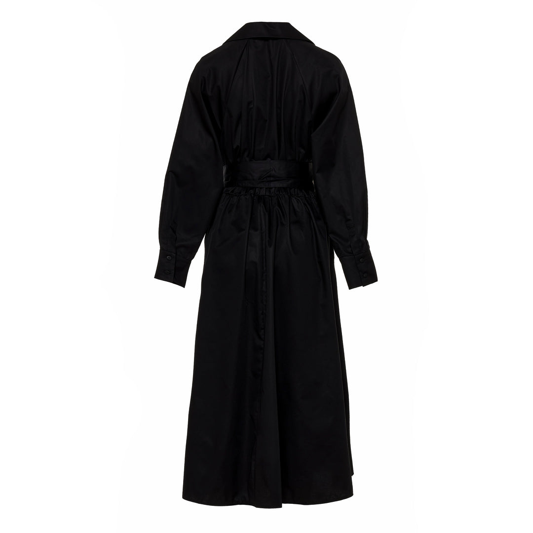 Devotion Twins MEADOW Dress With Belt Popline Black 026.323G