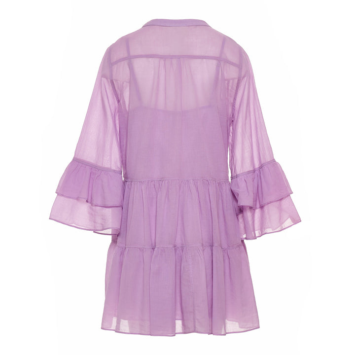 Devotion Twins CITRUS Dress With Inner Lining Voile Lila 026.325G