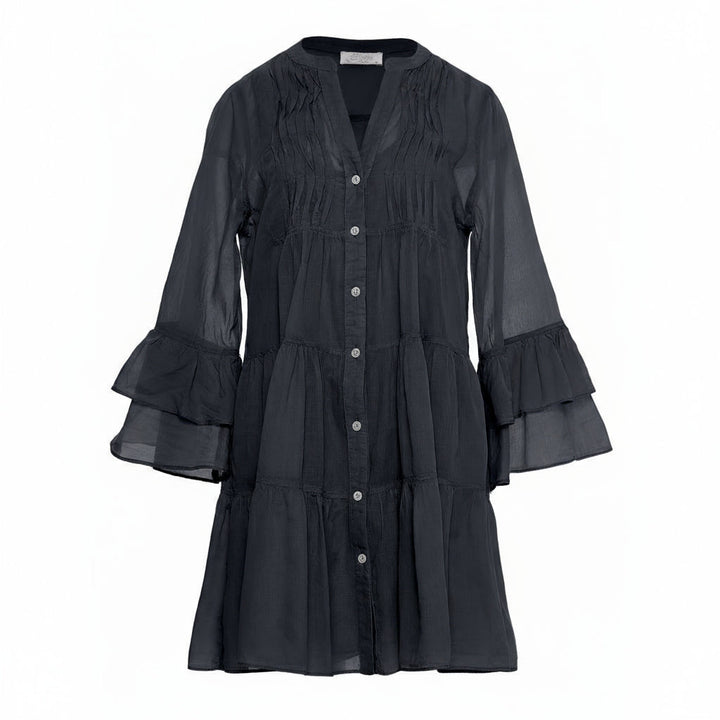 Devotion Twins CITRUS Dress With Inner Lining Voile Black 026.325G