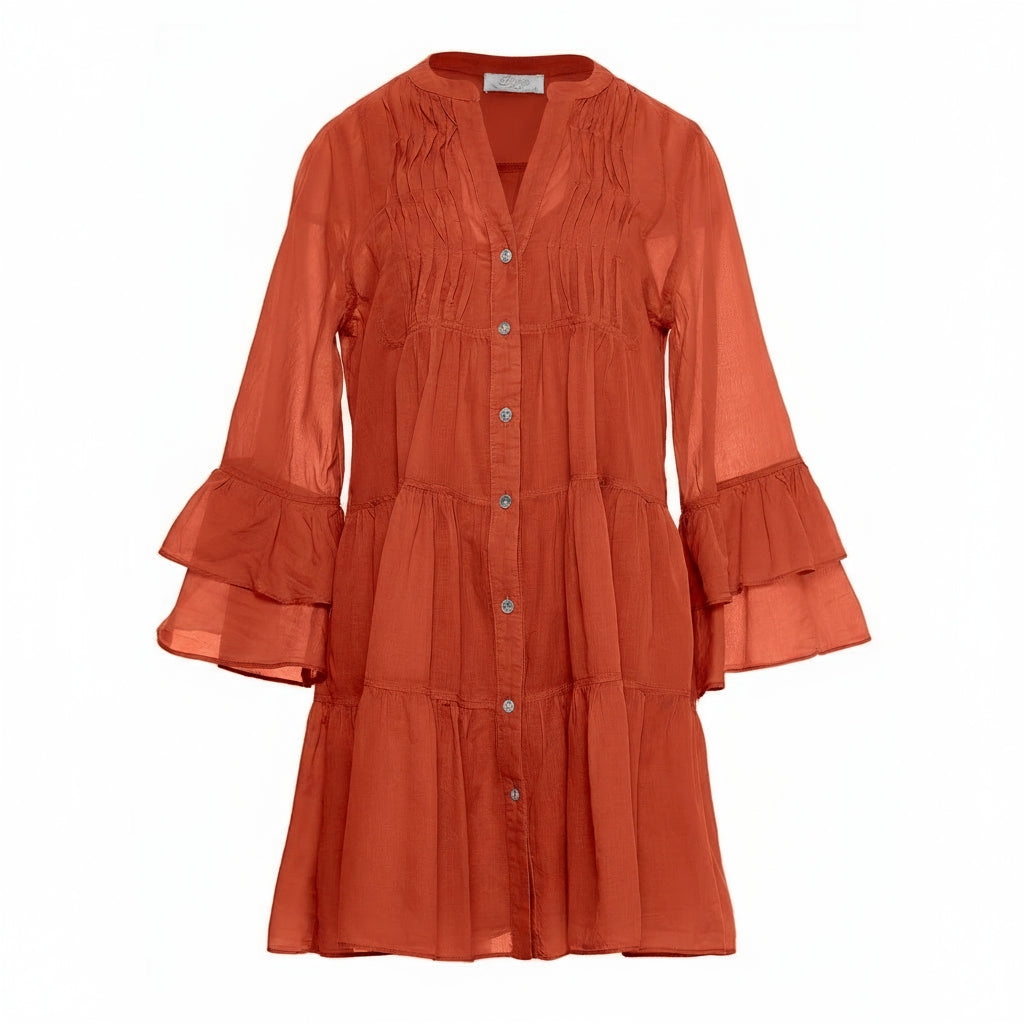 Devotion Twins CITRUS Dress With Dark Orange 026.325G