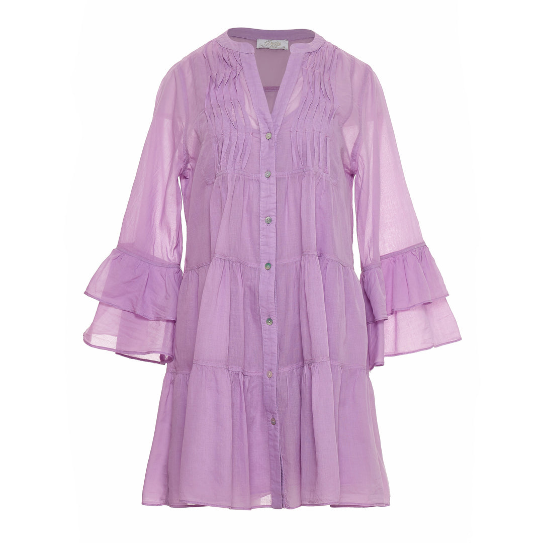 Devotion Twins CITRUS Dress With Inner Lining Voile Lila 026.325G