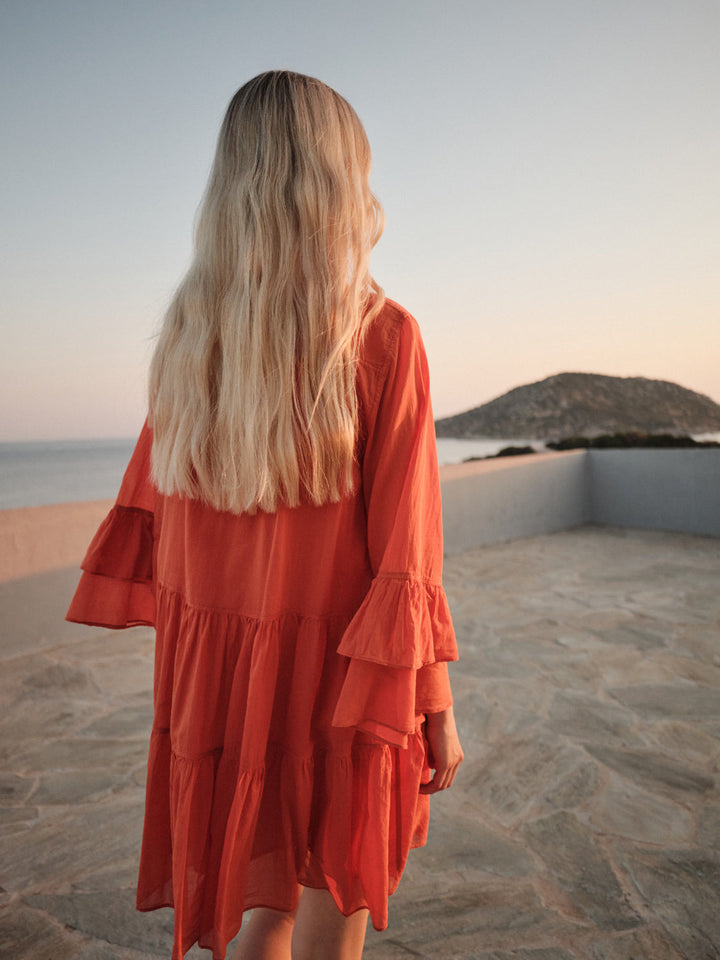Devotion Twins CITRUS Dress With Dark Orange 026.325G