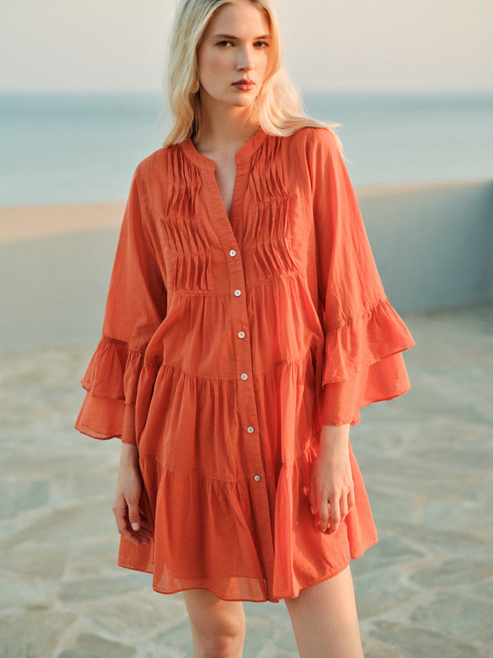 Devotion Twins CITRUS Dress With Dark Orange 026.325G