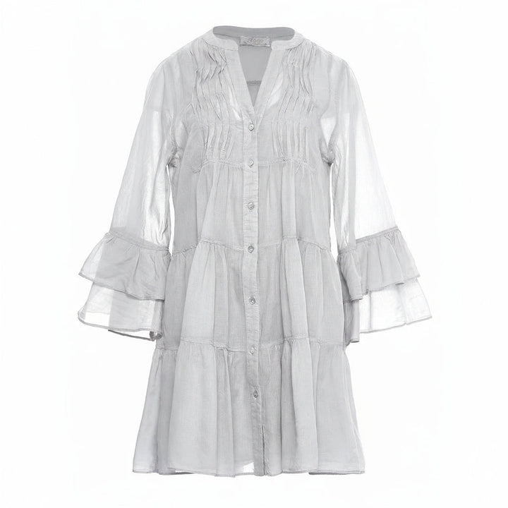 Devotion Twins CITRUS Dress With Inner Lining Voile White 026.325G