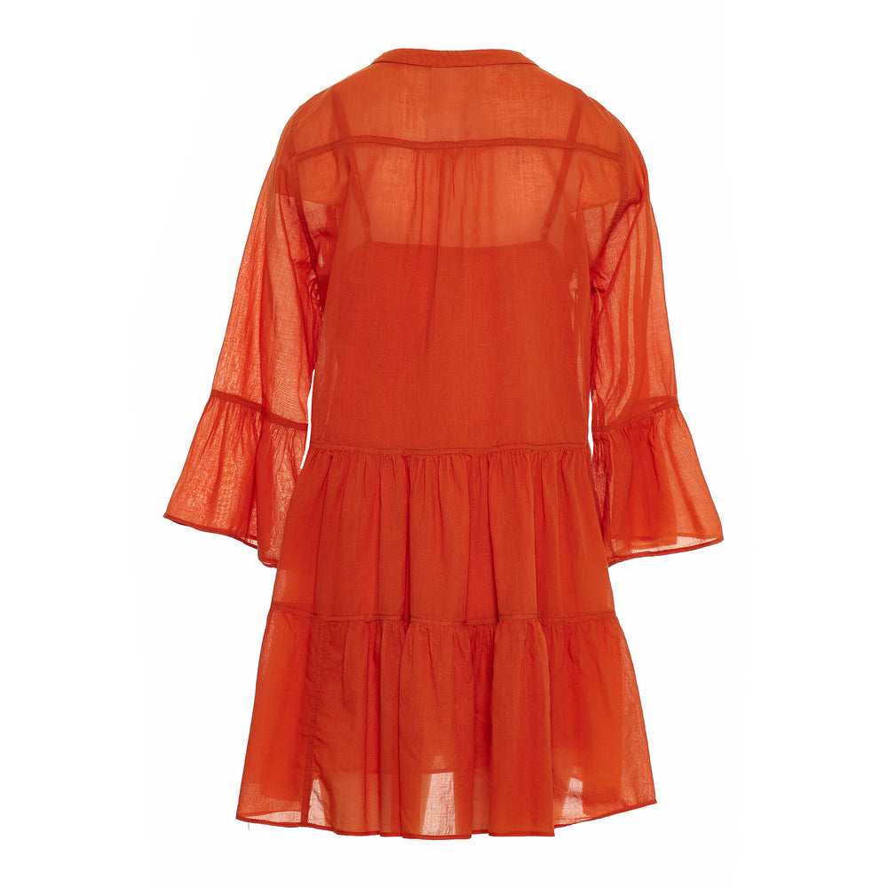Devotion Twins SANDAL Dress Voile Dark Orange 026.329G