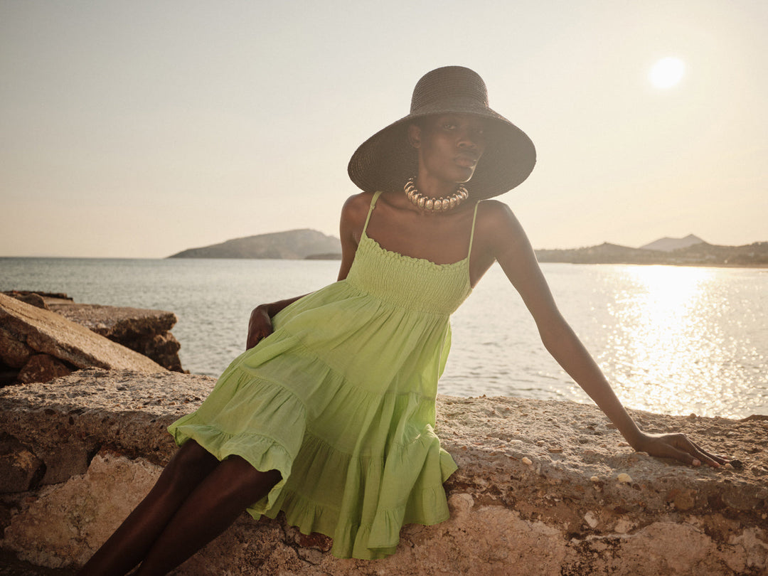 Devotion Twins CALYPSO Dress Gaze Neon Green 026.330G