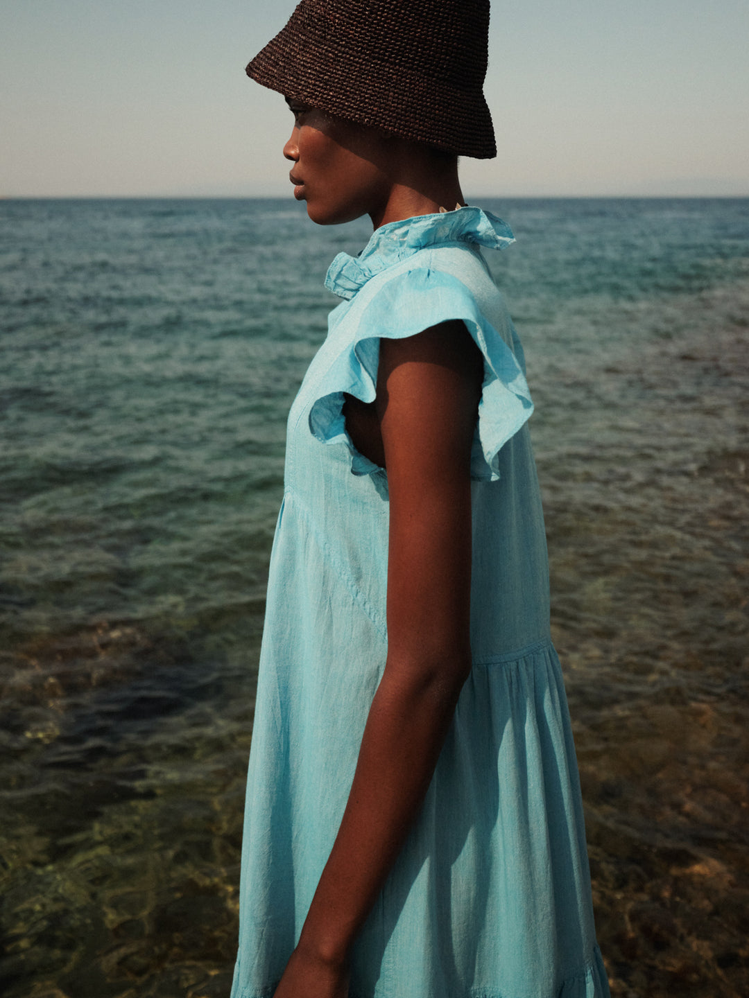 Devotion Twins LUNAIRE Dress Gaze Turquoise 026.336G