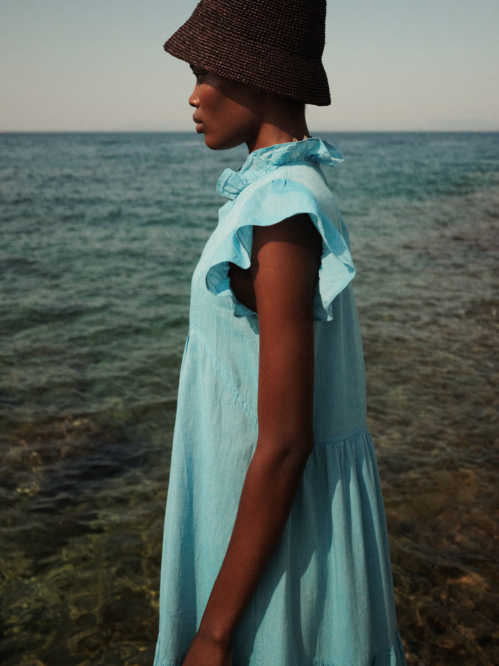 Devotion Twins LUNAIRE Dress Gaze Turquoise 026.336G