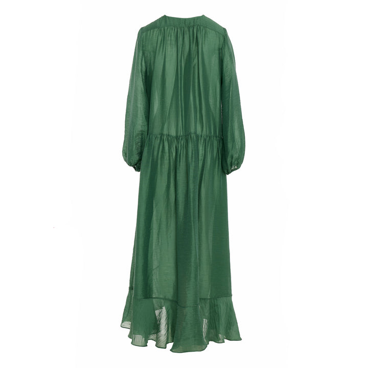Devotion Twins ECHO Dress With Ruffle Petit Green 026.340G