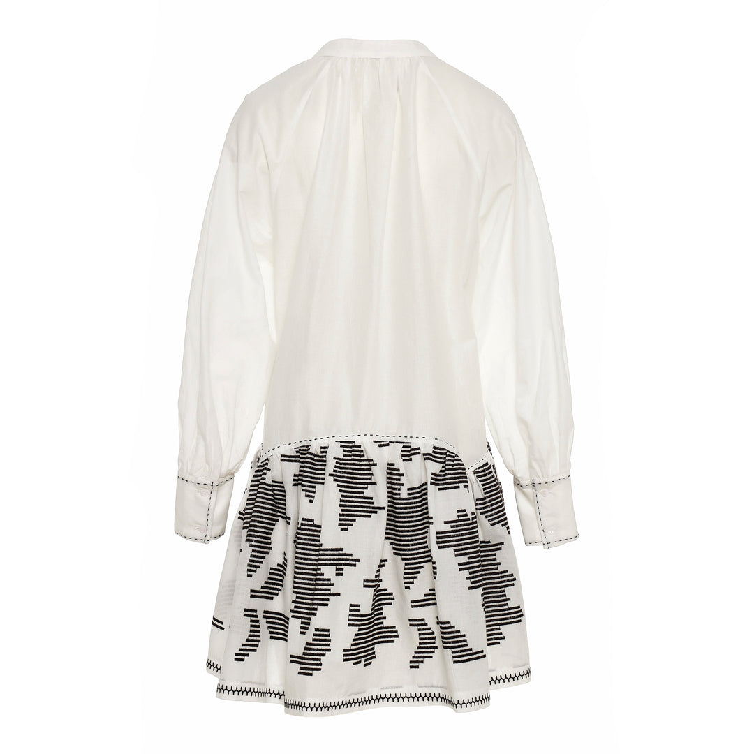 Devotion Twins ZEPHYRA Dress Embroidery White/Black 026.341G