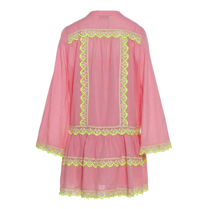 Devotion Twins NERIDA Dress With Inner Lining Gaze Pink/Lime 026.345G