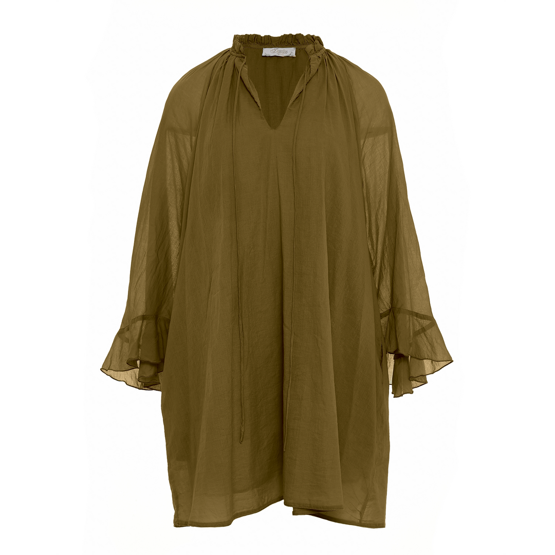 Devotion Twins NIVEA Dress Voile Khaki 026.347G