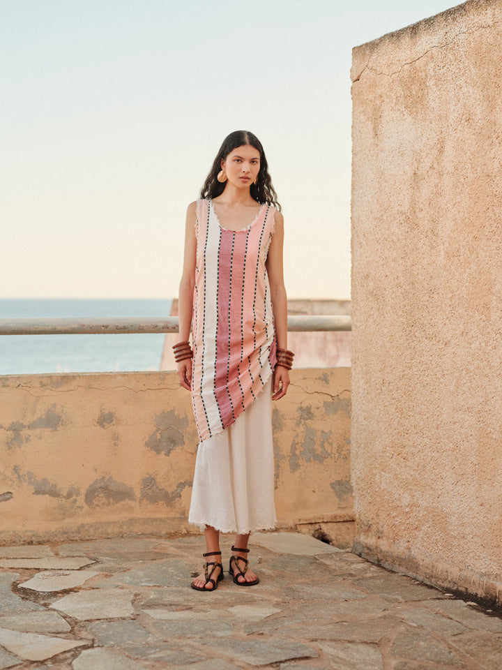 Devotion Twins DAHLIA Dress Jacquard Stripes Multicolor 026.351G