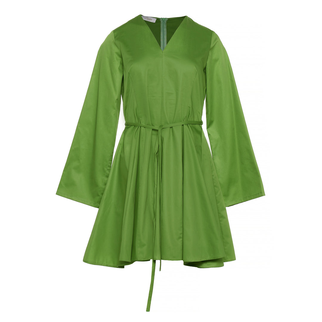 Devotion Twins MARISSE Dress With Belt Poplin Peanut 026.352G