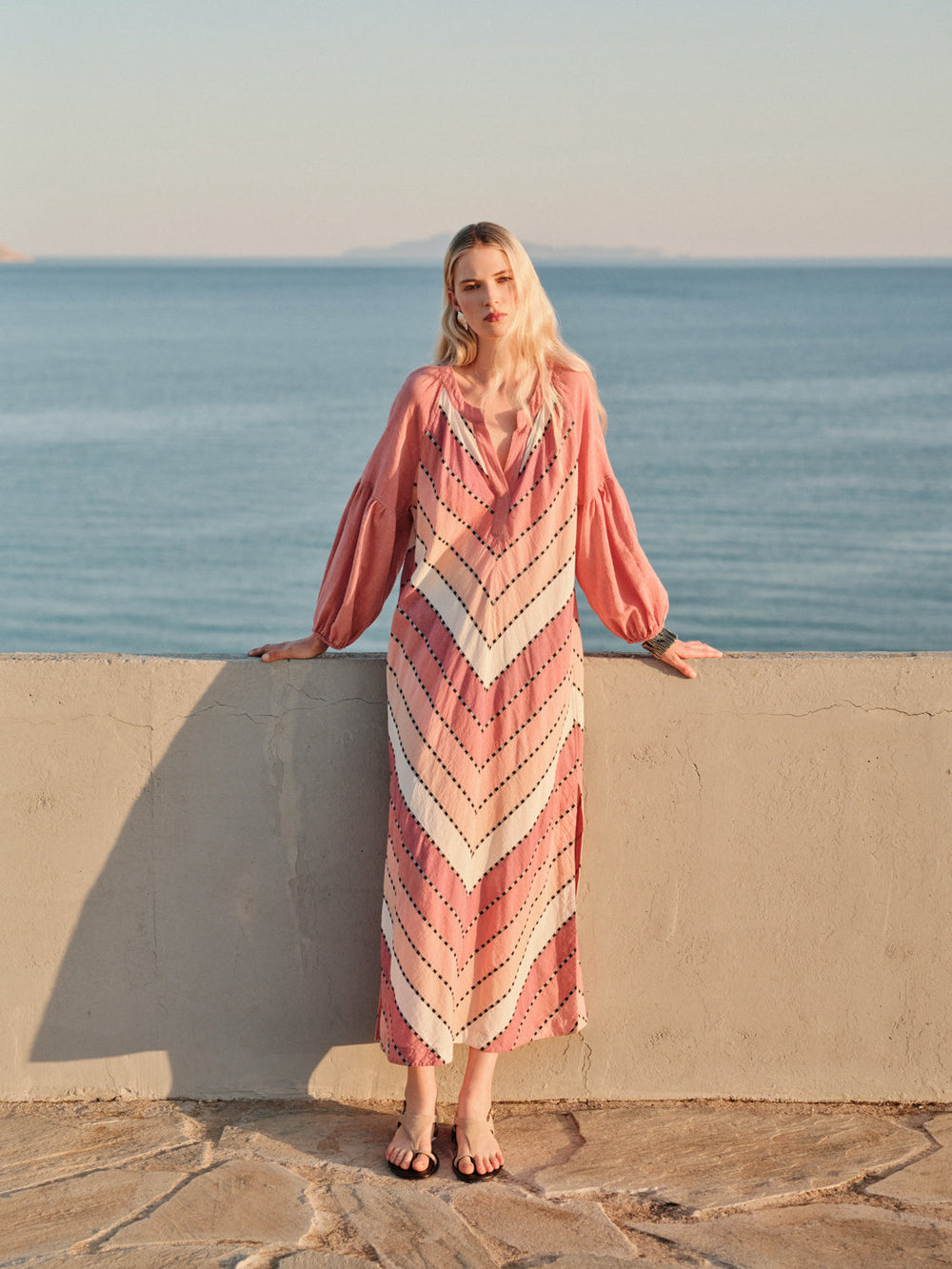 Devotion Twins SAPHIRA Dress Jacquard Stripes Multicolour 026.355G