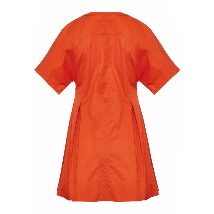 Devotion Twins LUNELLE Dress Poplin Dark Orange 026.356G