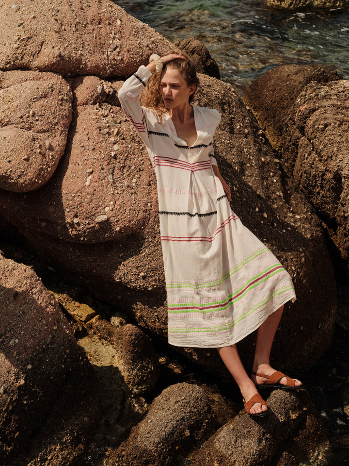 Devotion Twins AVALISSE Dress With Inner Lining Off White 026.382G