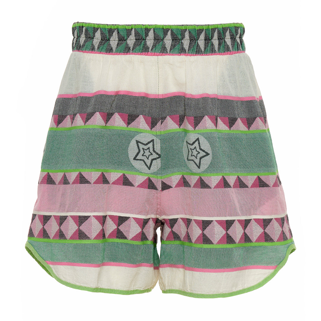 Devotion Twins NATIVA Shorts Jacquard Green/Pink 026.414G