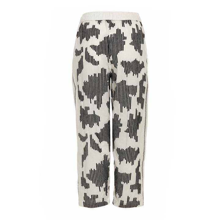 Devotion Twins ORENDA Pants Embroidery White/Black 026.417G