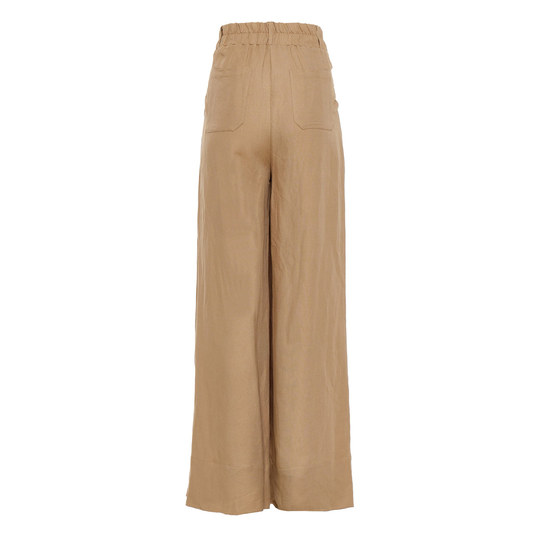 Devotion Twins PETAL Pants Linen Beige 026.420G