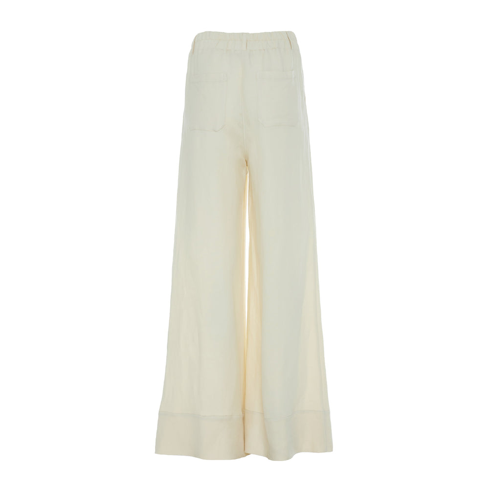 Devotion Twins PETAL Pants Linen Ecru 026.420G