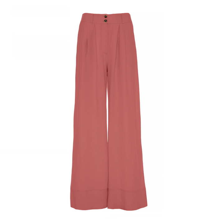 Devotion Twins PETAL Pants Linen Rosewine 026.420G