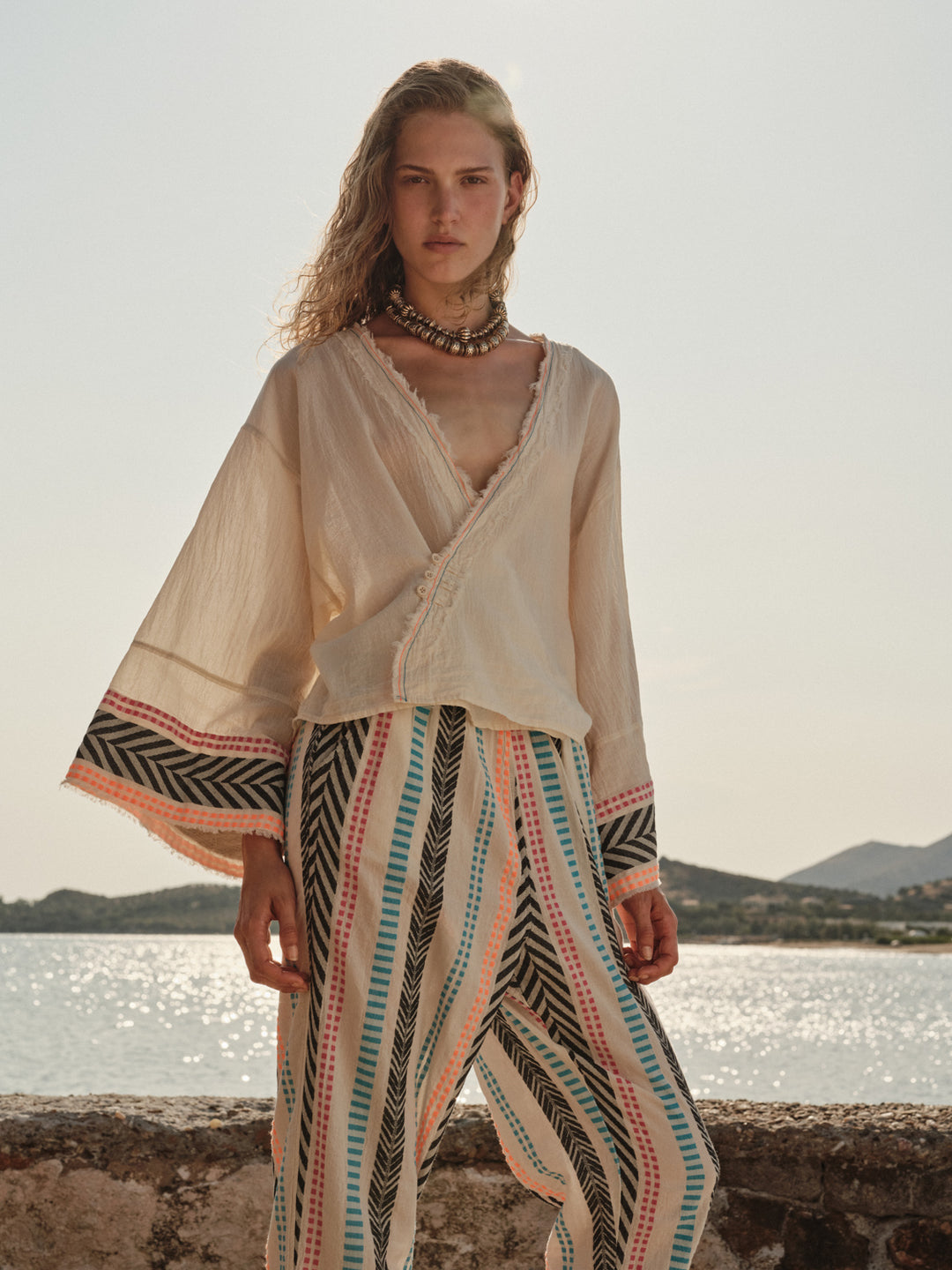 Devotion Twins AVELINE Pants Jacquard Multicolour