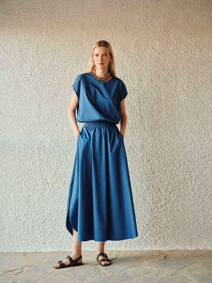 Devotion Twins VERVE Skirt Poplin Blue 026.503G