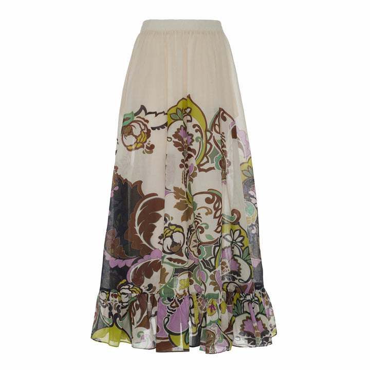 SEAFLOW Skirt With Inner Lining Print 026.506G