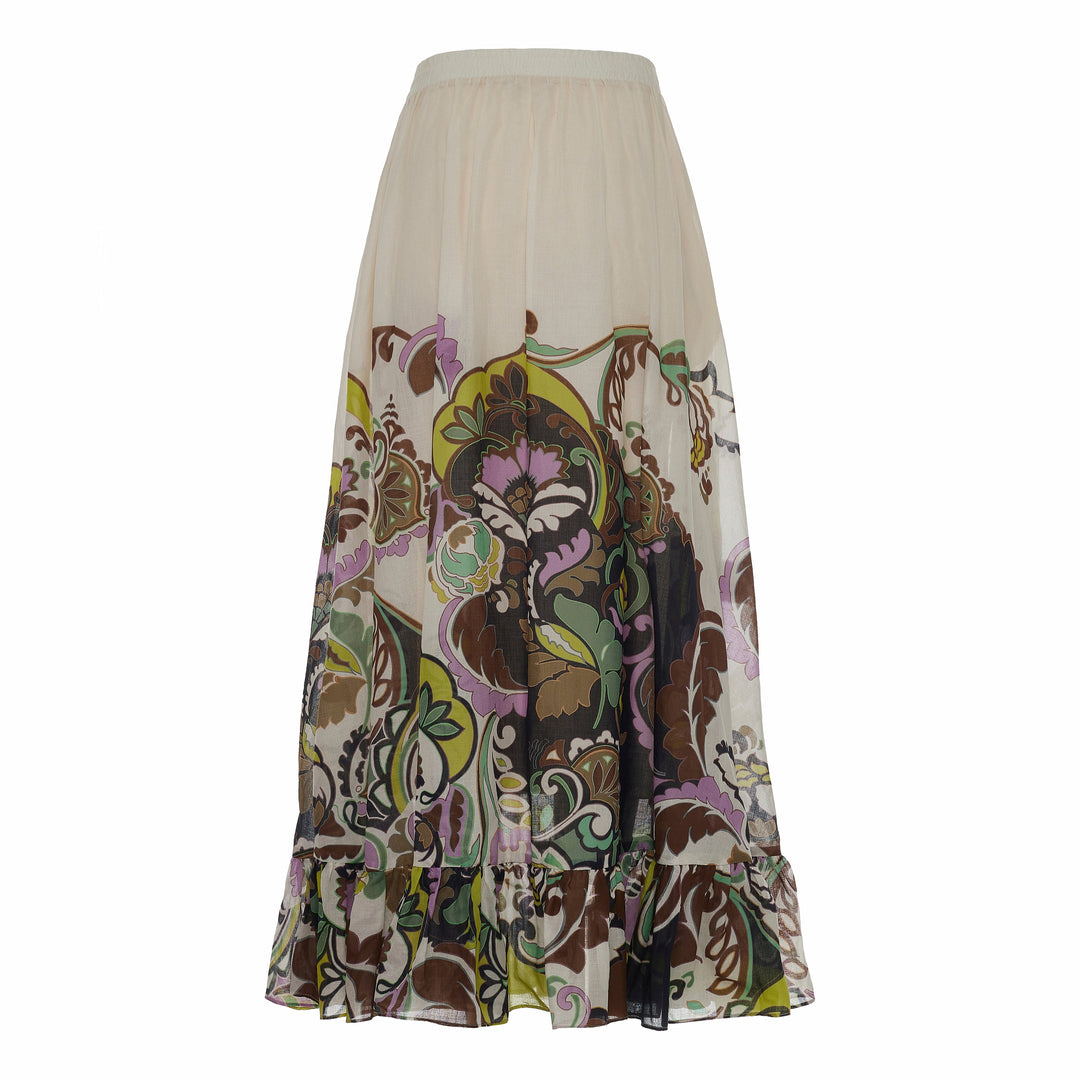 SEAFLOW Skirt With Inner Lining Print 026.506G