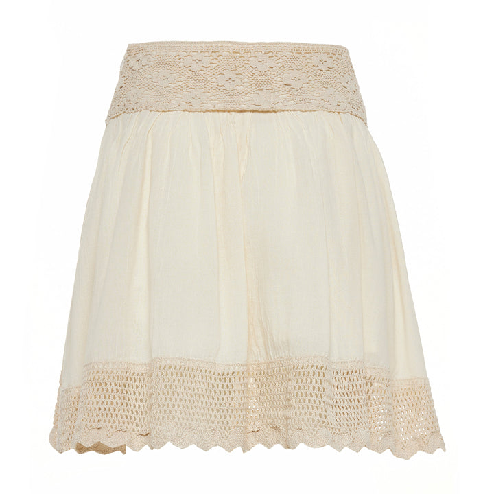 Devotion Twins SUNBEAM Skirt With Lace Gaze Offwhite 026.507G