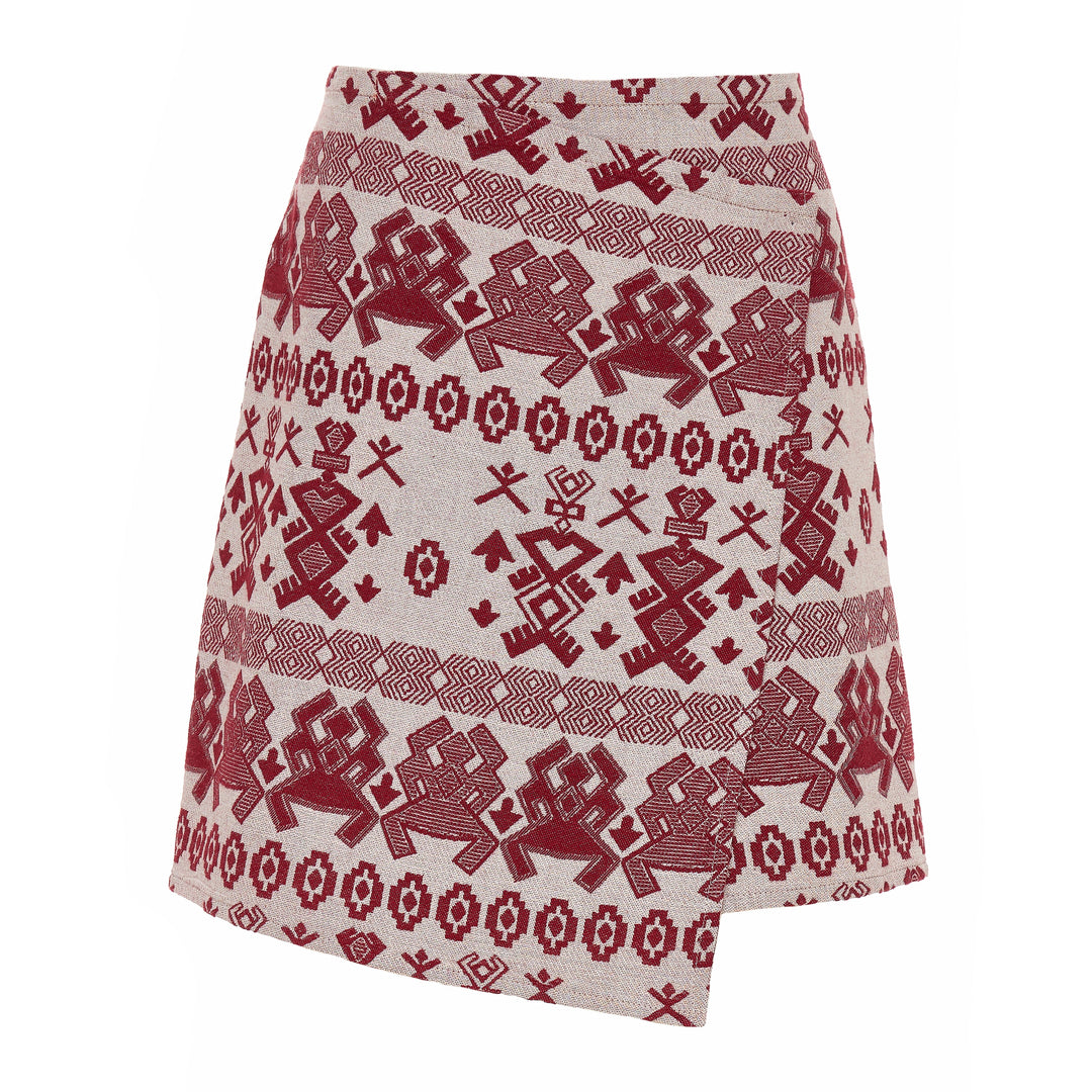 Devotion Twins LUSH Skirt Jacquard Red 026.508G