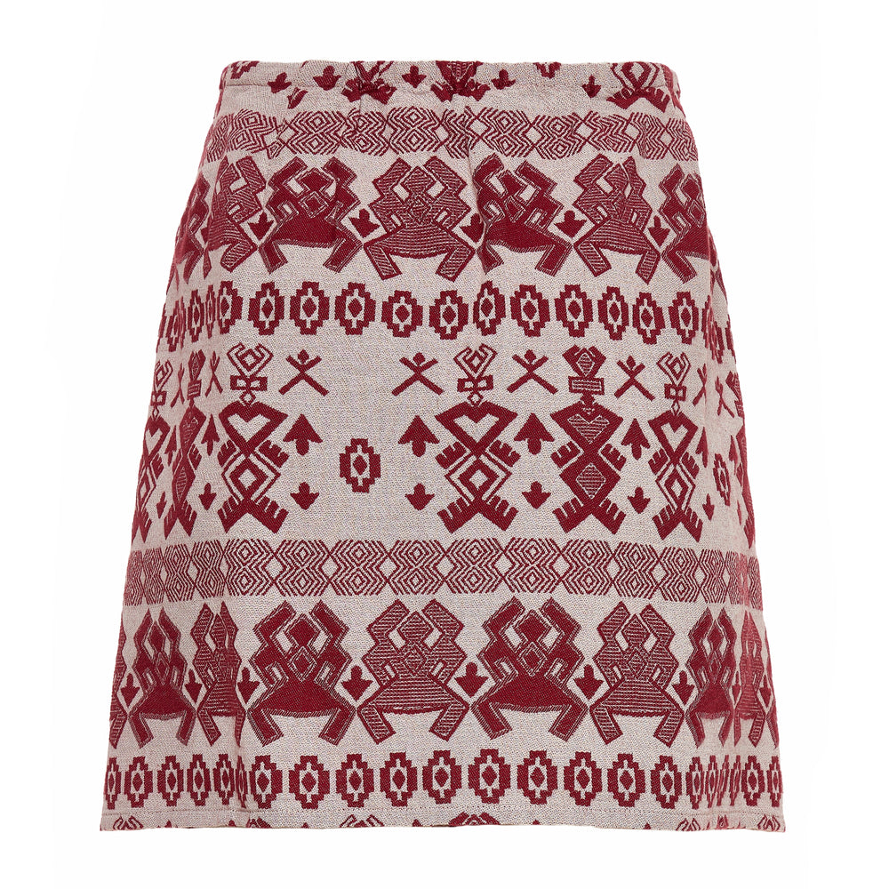 Devotion Twins LUSH Skirt Jacquard Red 026.508G