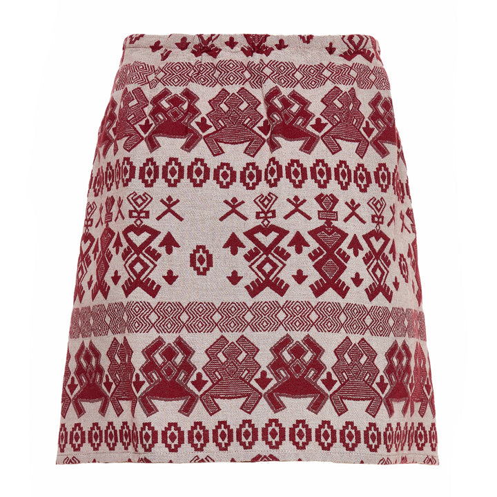 Devotion Twins LUSH Skirt Jacquard Red 026.508G