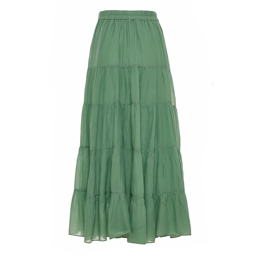 Devotion Twins SAGE Skirt Voile Green 026.509G